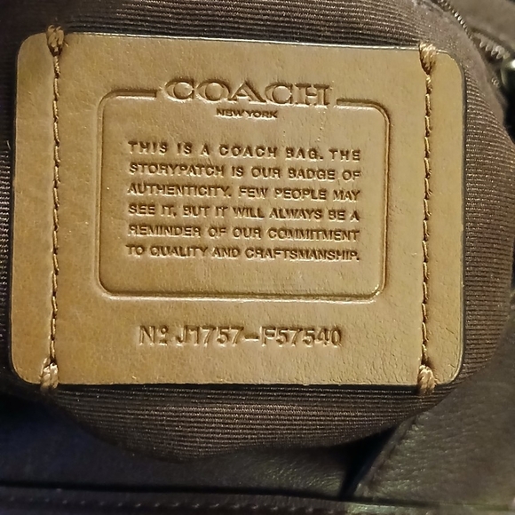 👜 Coach Legacy Lexy Leather Hobo Bag – Brown Woven Fabric & Leather - Picture 4 of 10